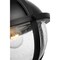 Nuvo Lincoln 1-Light Semi Flush Mount, E26 60W, Matte Black, Clear Seeded 60/7673 - alternate 2